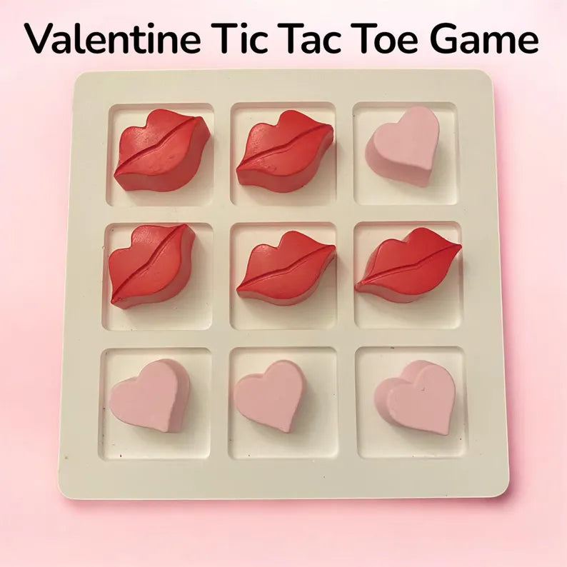 Ceramic Tic Tac Toe Game Board great for Kids Rooms, Home Decor